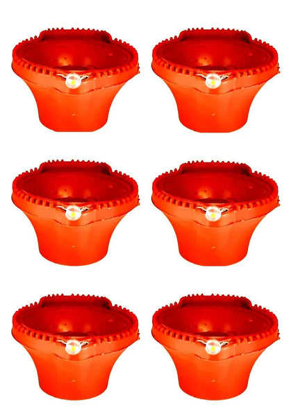 LED Light Water Sensor Diyas Plastic with, Ambient Lights, (Pack of 6/12/)