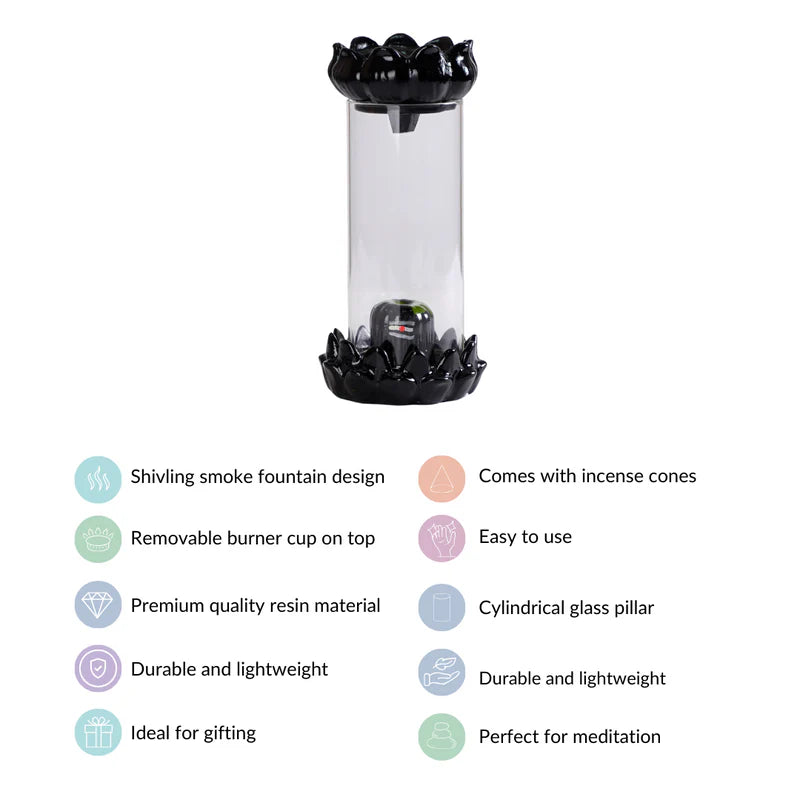 Shivling Fountain Incense Holder